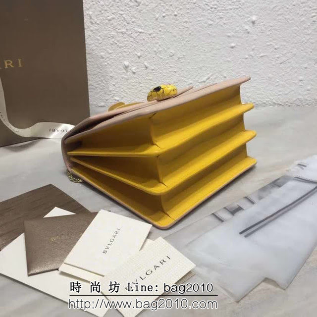 BVLGARI寶格麗 全球限量款 新琺瑯Serpenti三層蛇頭包 可手提肩背 38329 FYD1361